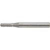 Carbide end mill, radius shape WRC, toothing C type 2520